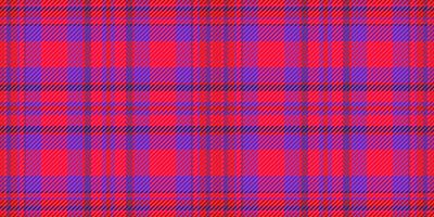 Vibrant red and purple plaid pattern. Perfect for textile design, fashion, website backgrounds, or any project needing bold geometric texture. This seamless repeat offers a modern and stylish feel. vector