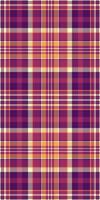 30s fabric seamless , american textile plaid texture. Customized pattern check tartan background in pink and purple colors. vector