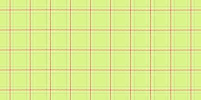 Vibrant lime green plaid pattern with thin red lines. Perfect for textile designs, website backgrounds, or crafting projects. This cheerful, structured image evokes feelings of freshness and order. vector