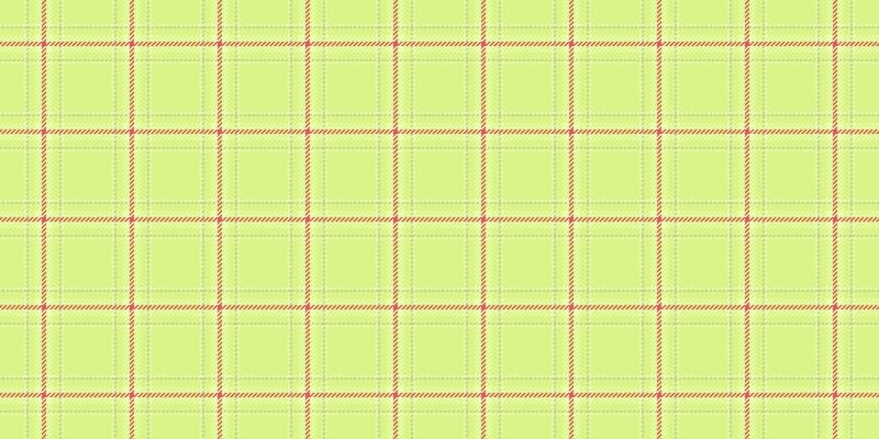 Vibrant lime green plaid pattern with thin red lines. Perfect for textile designs, website backgrounds, or crafting projects. This cheerful, structured image evokes feelings of freshness and order.