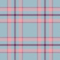 Elegant pastel plaid pattern in soft pinks and blues. Perfect for textile design, website backgrounds, or fashion projects. Subtle texture adds visual interest evokes feelings of serenity and calm. vector