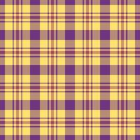Tropical tartan textile check, straight background texture. Vivid pattern fabric plaid seamless in orange and eminence colors. vector
