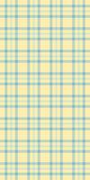 Paper check pattern plaid, fibrous fabric tartan texture. Baby textile seamless background in light and yellow colors. vector