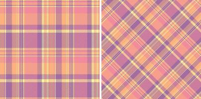Seamless plaid pattern of check tartan fabric with a texture textile background. Set in sky colors for book cover design ideas. vector