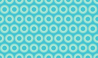Seamless pastel teal and cream sunburst pattern. Perfect for textile design, website backgrounds, or vibrant branding. This cheerful, retroinspired design evokes feelings of warmth and optimism. vector