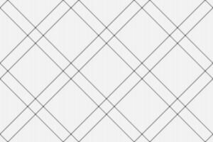 Elegant minimalist diamond plaid pattern. Subtle grey lines on a white background create a sophisticated texture ideal for website backgrounds, fashion designs, or packaging. vector