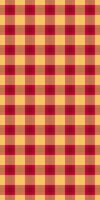 Vibrant red and gold gingham pattern. Perfect for autumnal designs, rustic backgrounds, or cheerful textiles. vector