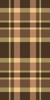 Elegant brown and beige plaid pattern. Perfect for textile design, autumnal backgrounds, or cozy fall projects. This seamless texture offers a sophisticated and timeless aesthetic. vector