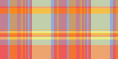 Vibrant pastel plaid pattern. Perfect for textile design, website backgrounds, or packaging. This cheerful, summery texture evokes feelings of warmth and happiness. vector