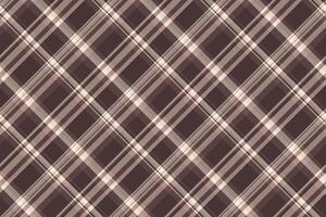 Classic plaid pattern in warm brown and beige hues. Versatile background for textiles, design, or digital media. Conveying a sense of tradition, comfort, style. vector