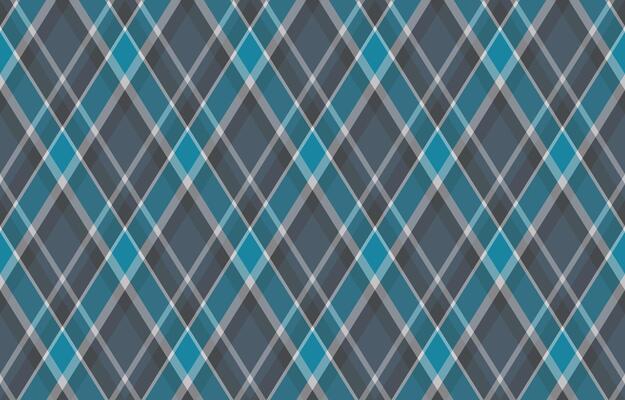 Elegant teal and grey diagonal plaid pattern. Perfect for textile design, website backgrounds, or any project needing a sophisticated, textured look.