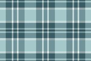 Elegant teal and white plaid pattern. Perfect for textile design, website backgrounds, or crafting projects. Subtle texture and calming color palette evoke feelings of serenity and sophistication. vector