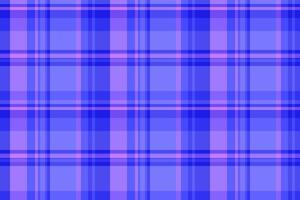 Vibrant geometric design. Intersecting lines in shades of blue purple create a retro plaid pattern. Ideal for backgrounds, textiles, or abstract concepts. vector