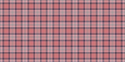 Bold texture tartan plaid, pure pattern seamless fabric. Graphical background check textile in red and blue colors. vector