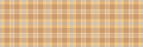 Subtle beige and pale yellow plaid pattern. Perfect for backgrounds, textile designs, or packaging. Evokes feelings of warmth, comfort, and simplicity. Ideal for autumnal or rustic projects. vector