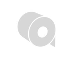 Abstract minimalist grey roll icon. Perfect for concepts of beginnings, process, continuity, or resource management. vector