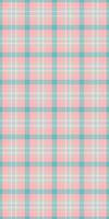 Soft pastel pink and teal plaid pattern. Perfect for backgrounds, textiles, or website design. Subtle texture adds visual interest, conveying serenity and gentle femininity. vector
