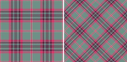 Classic tartan patterns. Versatile for textile design, backgrounds, or seasonal projects. Retro, cozy aesthetic ideal for fashion and graphic arts. vector