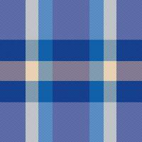 Classic plaid pattern in shades of blue, beige, and grey. A versatile texture ideal for backgrounds, textiles, and design projects. Adds a refined, stylish touch. vector