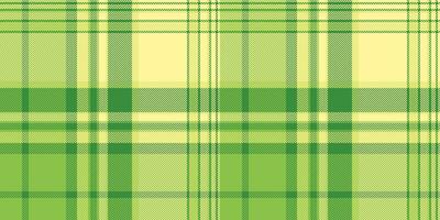 Vibrant green and pale yellow plaid pattern. Perfect for textile design, springsummer themes, or background textures. A cheerful, fresh design evoking feelings of nature and renewal. vector