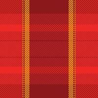 Vibrant red and gold plaid pattern. Perfect for autumnal designs, textile projects, or adding a touch of warmth and texture to your work. vector