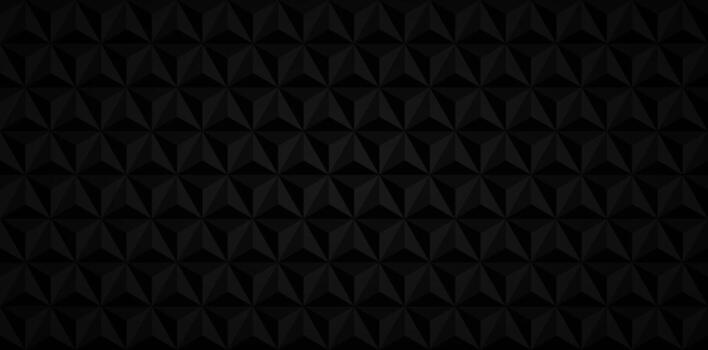 abstract dark polygon pattern in seamless geometric background design vector