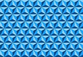 seamless geometric background with blue tones and 3D illusion vector