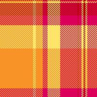 Vibrant warmtoned plaid pattern. Perfect for textile design, fashion, and website backgrounds. This energetic geometric design evokes feelings of warmth, energy, and autumn. vector
