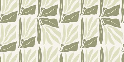 Floral seamless pattern. Abstract background. Fashionable hand drawn template for design. vector