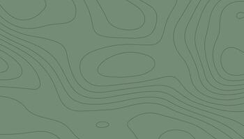 Green Topographic Map Background with Contour Line Pattern vector