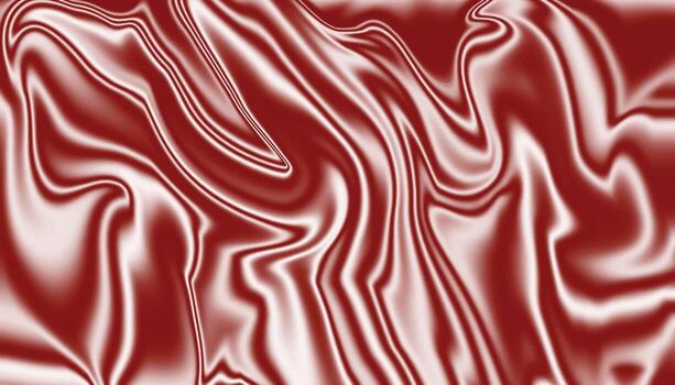 Red and White Marble Liquid Texture Background with Glossy Swirl Pattern vector