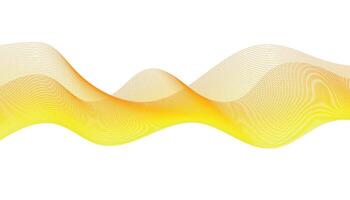 Yellow and Orange Abstract Wave Background vector