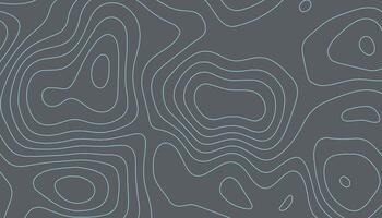Blue Contour Lines on Dark Background vector