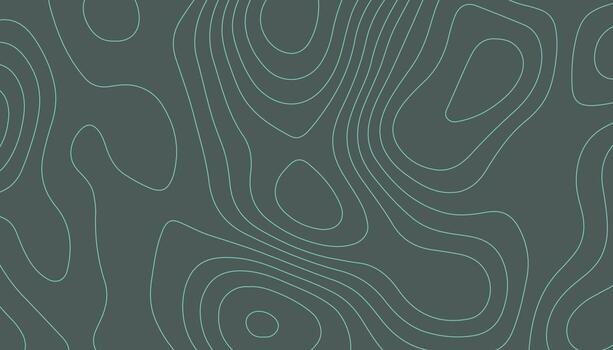 Topographic Gradient Map Background with Blue Contour Lines vector