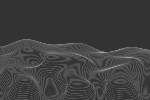 resumen ola antecedentes diseño elegante gris y blanco lineal modelo vector