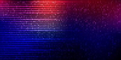 Abstract technology banner with a binary code design vector