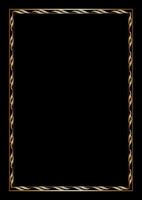 Decorative background with an elegant gold frame vector