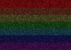 Abstract background with rainbow coloured halftone dots design vector