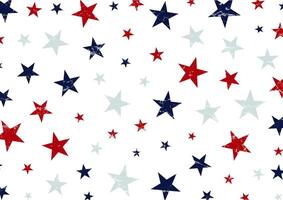 Grunge style stars background for Independence Day vector