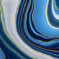 Elegant liquid marble abstract background with gold glitter vector