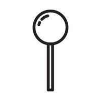 Lollipop icon on white background vector