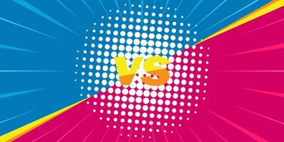 The word competition is on a blue and pink background vector