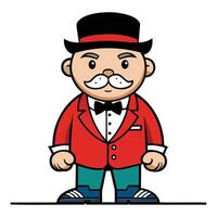 Magic Show Performer Art vector