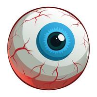 Realistic 3D Eye Graphics vector