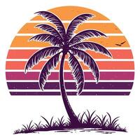 Summer Wave Print Illustrations vector