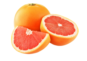 grapefruit fruit with transparent background for culinary and design purposes. png