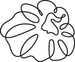 simple line art icon with a round ripe pumpkin drawn with chaotic lines, for logos or patterns vector