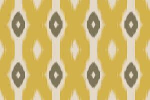Yellow abstract background. Ikat Pattern Design for Fabric, clothing, textile, wrapping, background, wallpaper, carpet, embroidery, print vector
