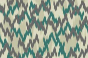 Abstract Ikat Pattern with Zigzag Design. Abstract Ikat Pattern design for Fabric, clothing vector