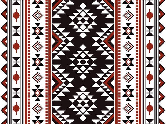 American Navajo pattern design. Tribal. motif. Boho, ornament, clothing, textile, wrapping, background, wallpaper, carpet, embroidery, print